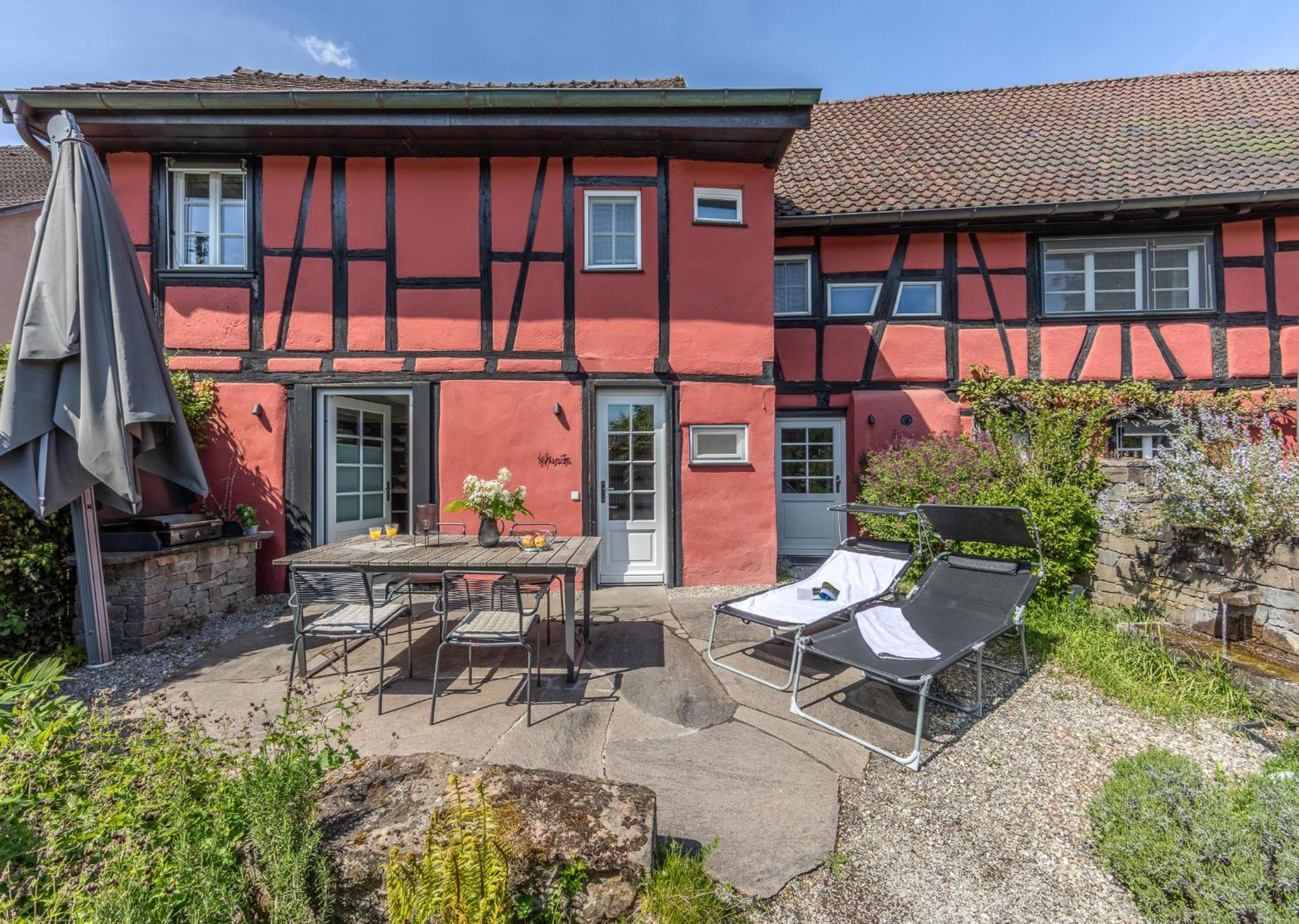 Ferienhaus Oberstaader Fewo Maisonette Ohningen Exterior photo